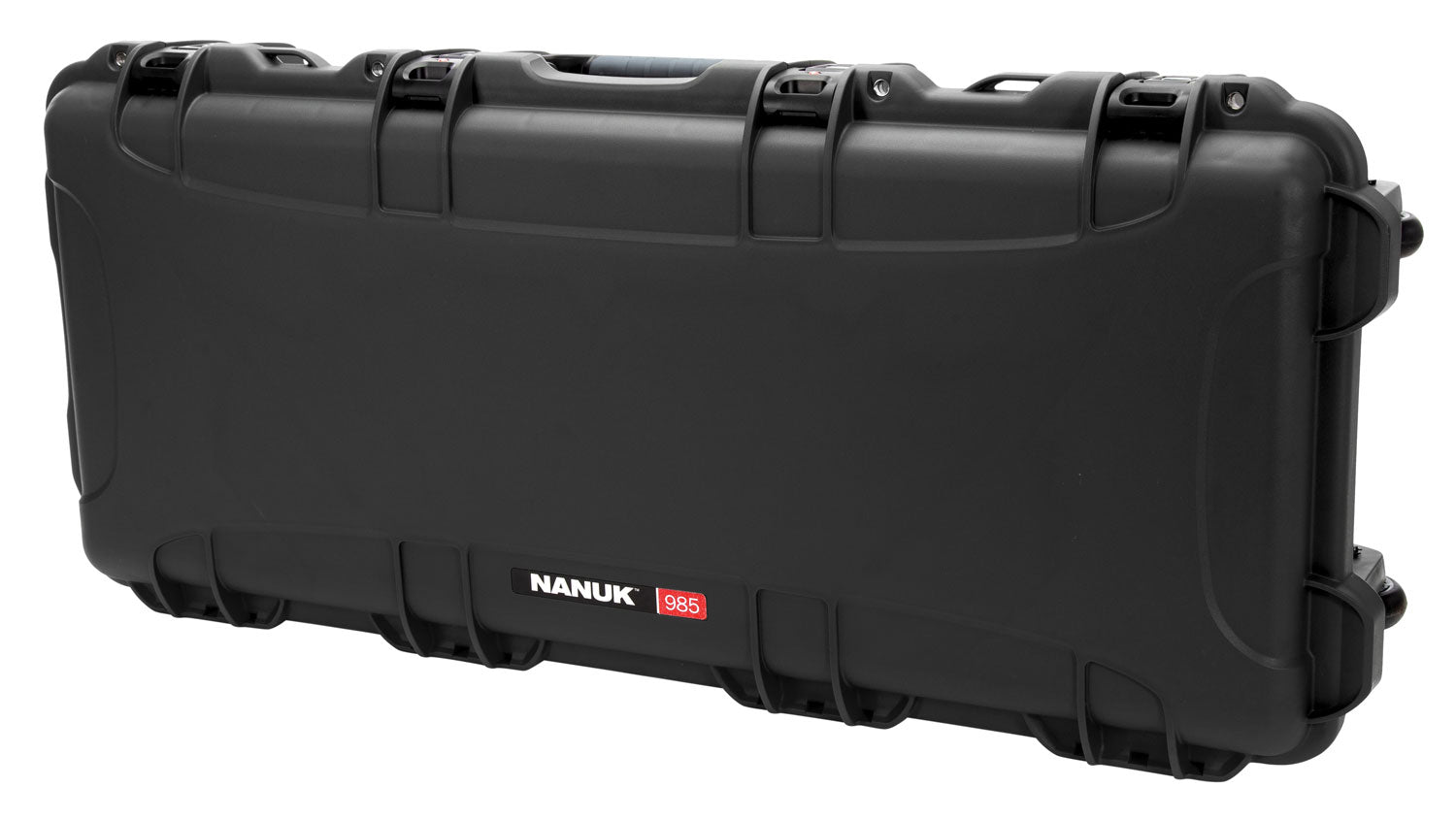 Nanuk 985 Waterproof Takedown Hard Case Black Polymer with Foam Insert and Wheels