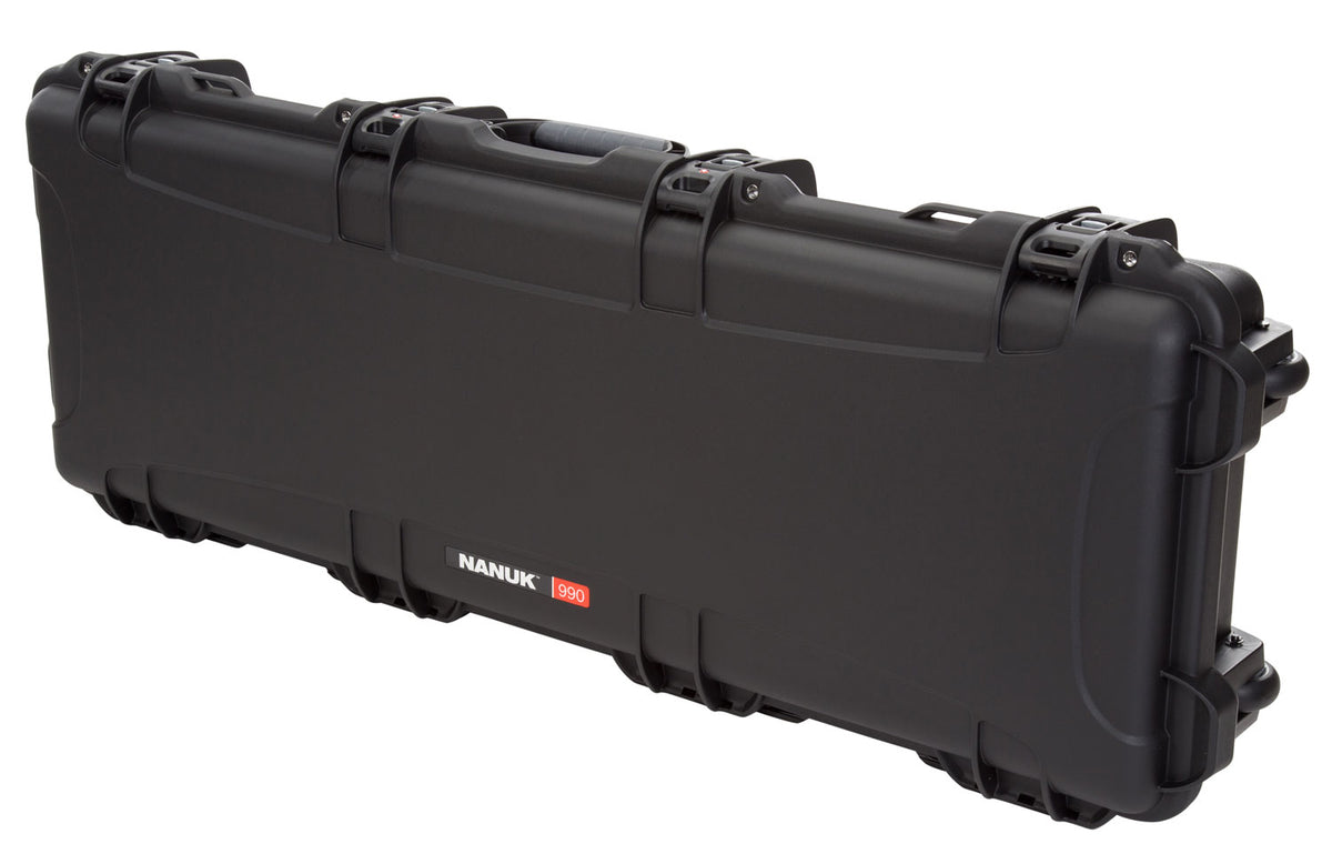 Nanuk 990 Black Polymer 47-Inch Rifle & Shotgun Hard Case with PowerClaw Latches