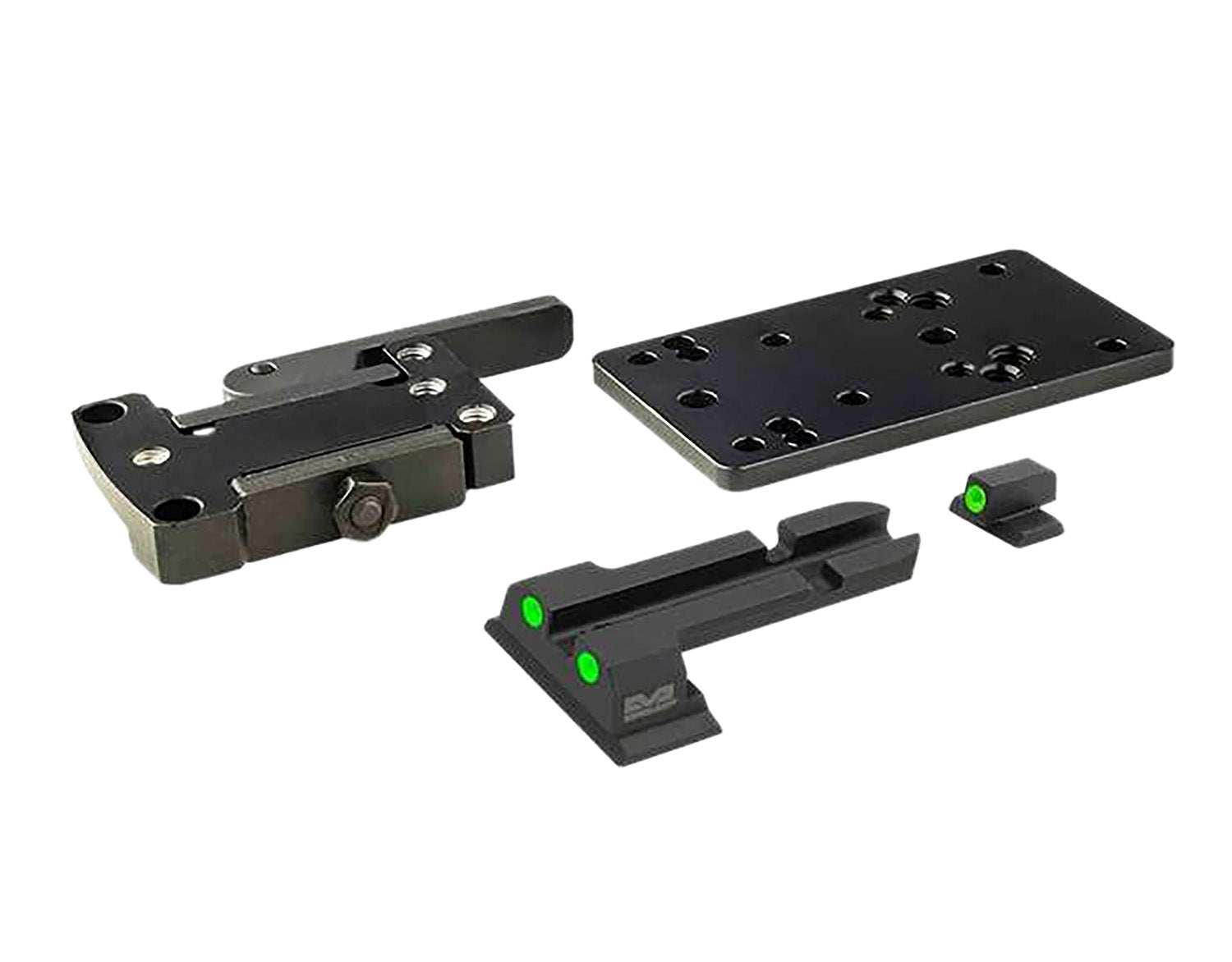 Meprolight Micro RDS Quick Detach Optic Adapter Black Steel Smith and Wesson M&P