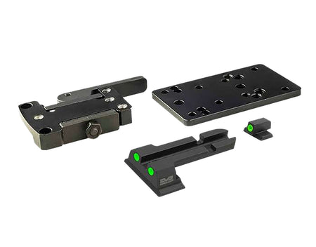 Meprolight Micro RDS Quick Detach Optic Adapter Black Steel Smith and Wesson M&P