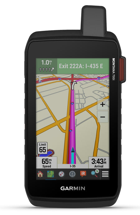 Garmin Montana 700i inReach GPS Navigation Black Rechargeable Li-ion Battery Bluetooth ANT+