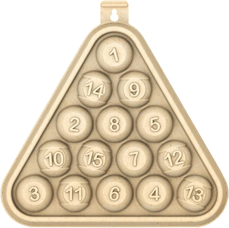 Birchwood Casey 3D Pool Rack Target Tan 15.75" x 15.75" x 2.25" Recycled Material 3 Per Pack