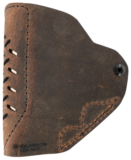 Versacarry Inside Waistband Revolver Holster REV211 Brown Leather Fits S&W J Frame/LCR RH
