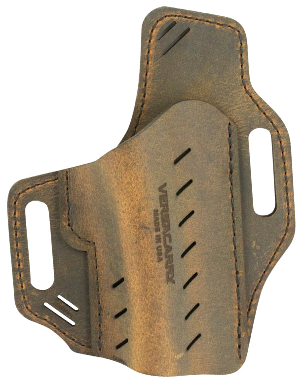 Versacarry G2BRN Guardian OWB Size 2 Brown Leather Belt Slide Holster for Browning 1911 Right Hand