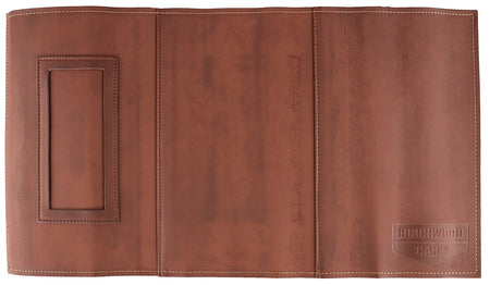 Birchwood Casey 30225 Leather Handgun Mat with Integrated Parts Tray 13x23.5 Inch