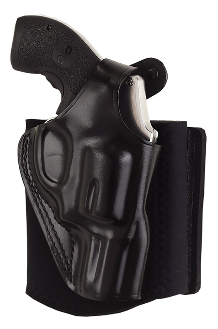 Galco AG870RB Black Leather Hook & Loop Ankle Glove Holster for Sig Sauer P365 and P365XL, Right Hand