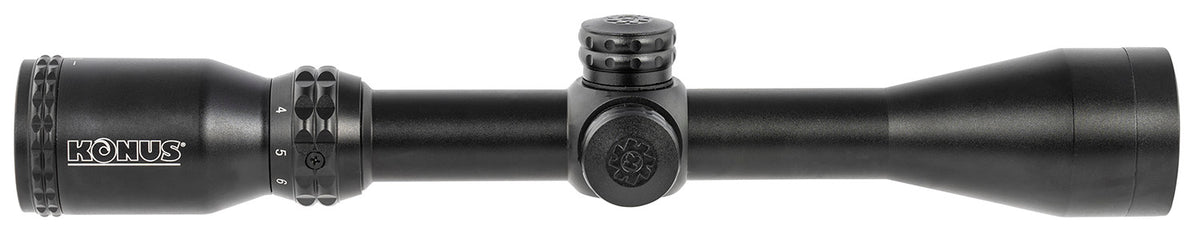 Konus 7278 KonusPro 275 Matte Black 3-9x40mm 1" Tube Muzzleloader Ballistic Dot Engraved Reticle
