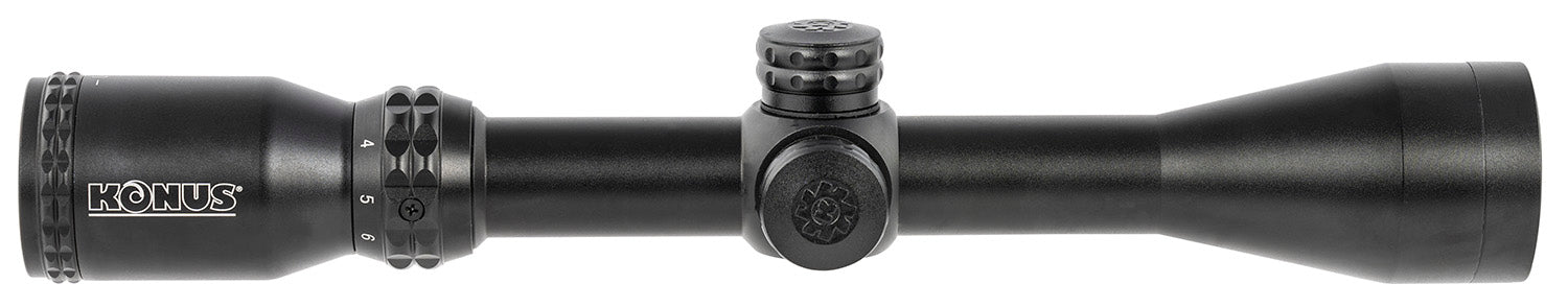 Konus 7278 KonusPro 275 Matte Black 3-9x40mm 1" Tube Muzzleloader Ballistic Dot Engraved Reticle