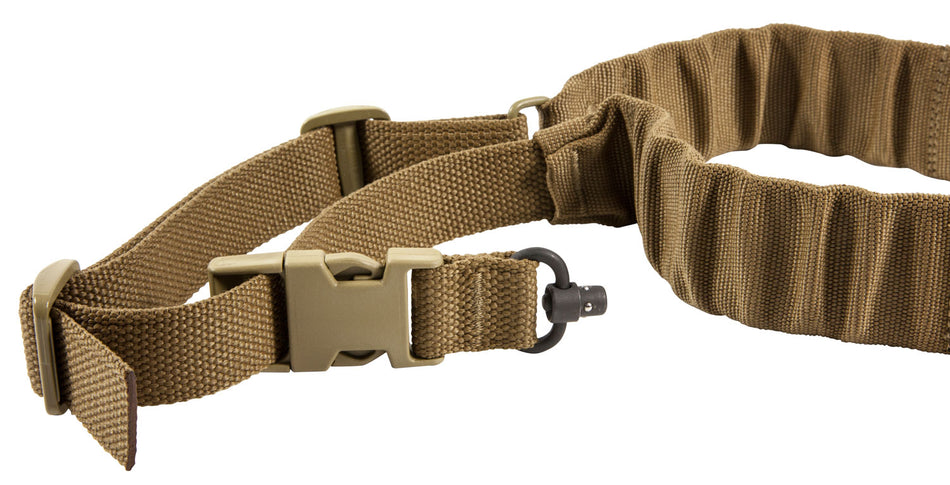 Blue Force Gear UDC Coyote Tan Padded Bungee Single Point AR Sling Push Button UDC200BGPBCB