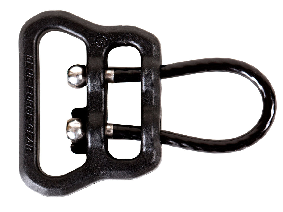 Blue Force Gear ULoop 1.25" Stainless/Nylon QD Sling Attachment, Black – Fits HK, SIG, AK, SCAR