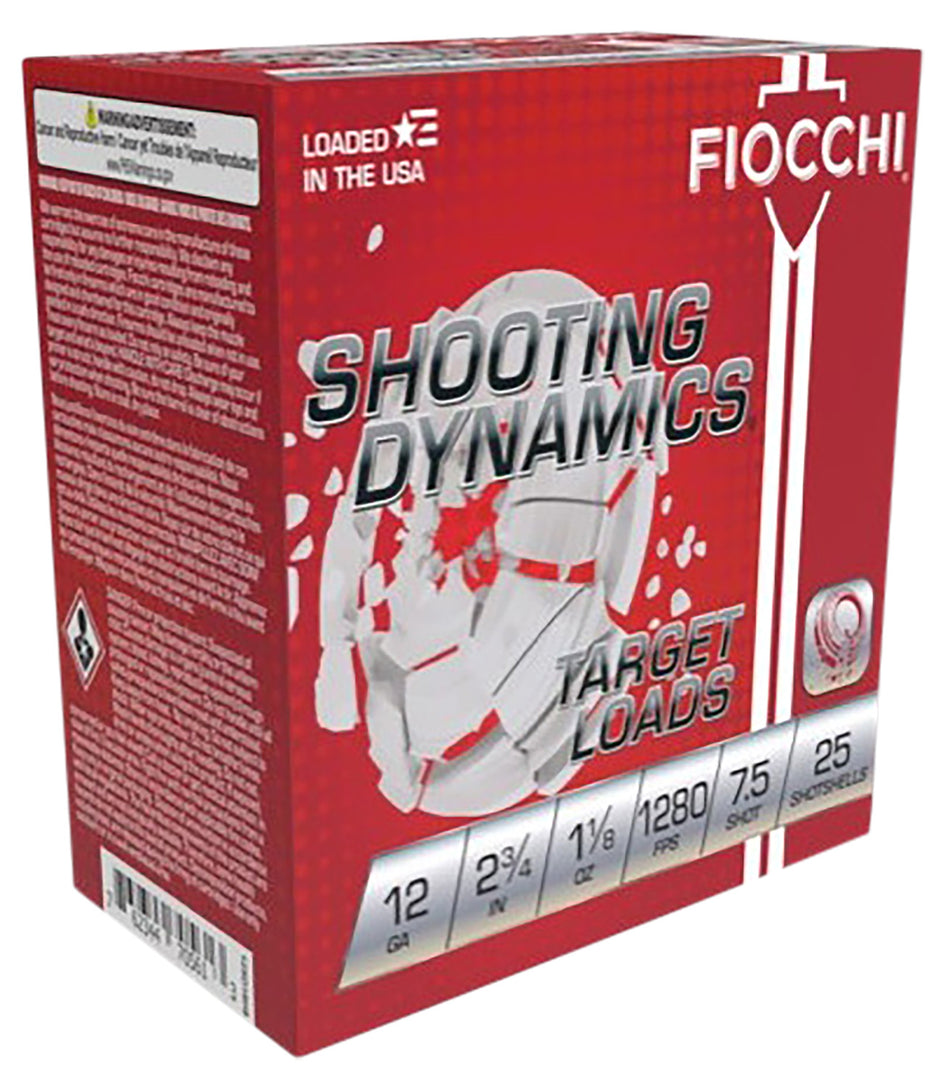 Fiocchi 12SDHV75 Shooting Dynamics Target 12 Gauge 2.75 in. 1 1/8 oz 7.5 Shot