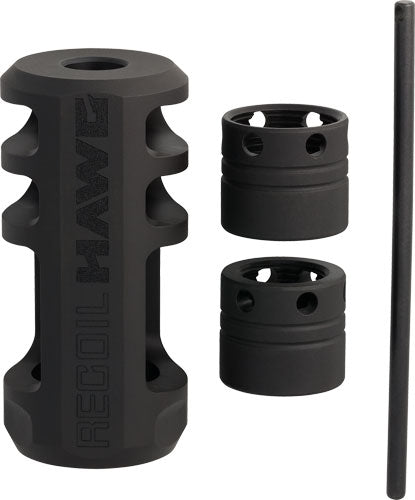 Browning Recoil Hawg Matte Black Muzzle Brake with 2 Collars and Installation Tool