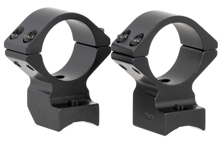 Talley 950766 Integrated Scope Ring Base Combo Barrett Fieldcraft 1" Tube High Rings Matte Black