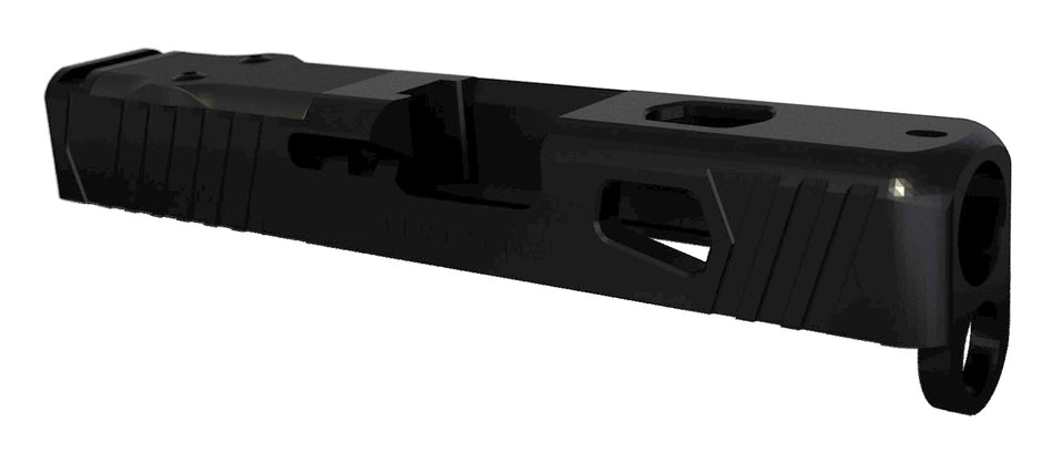 Rival Arms RA10G604A Black QPQ 17-4 Stainless Steel Precision Slide A1 Docter Cut for Glock 26 Gen3-4