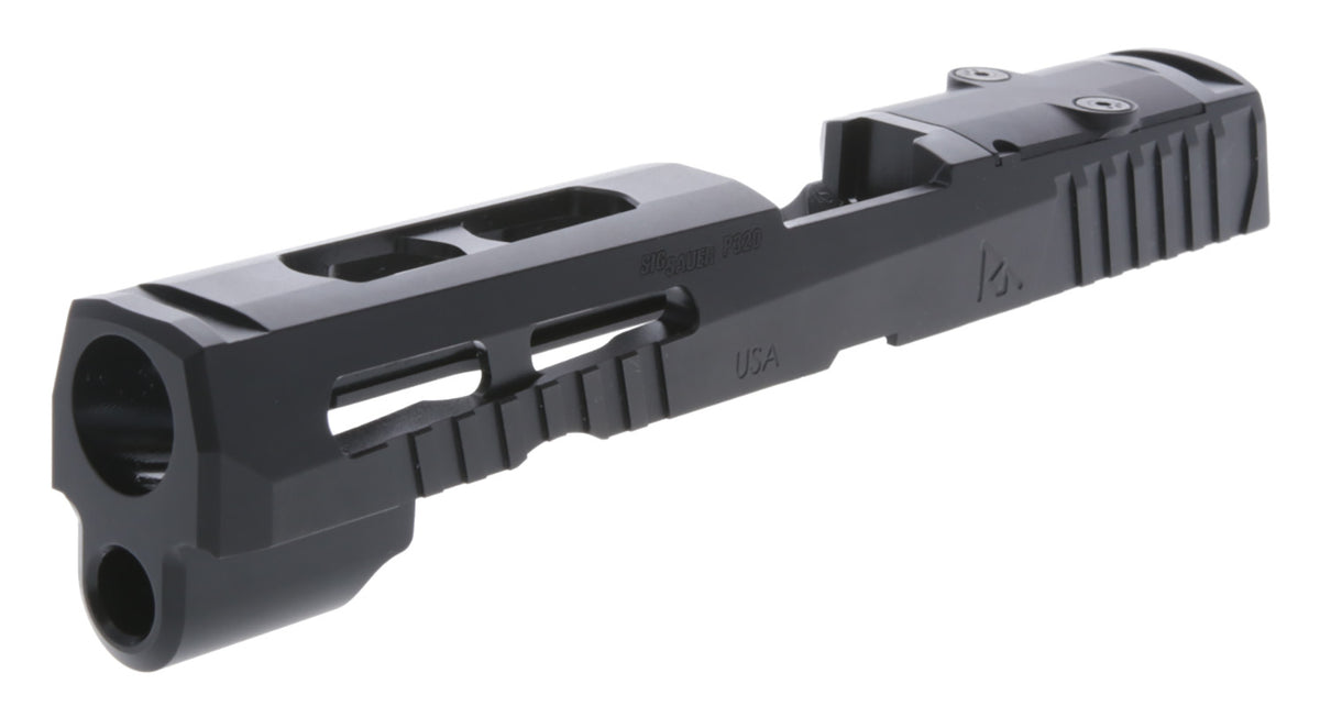 Rival Arms RA10P401A Black QPQ 416R Stainless Optic Ready Slide A1 RMR Cut for Sig P320 Full Size