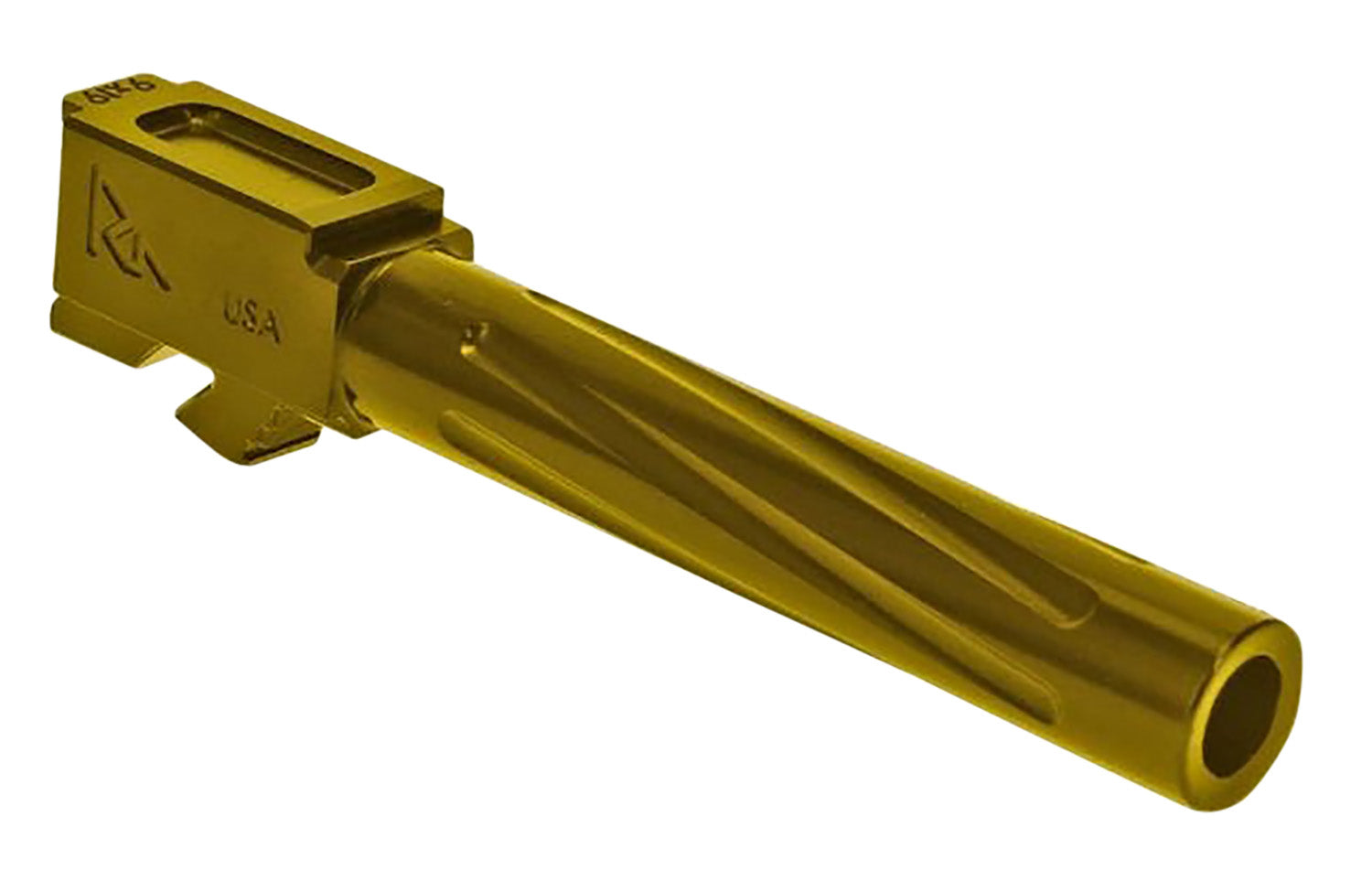 Rival Arms 9mm Luger 4.49" Precision V1 Drop-In Barrel Gold PVD Finish Glock 17 Gen5