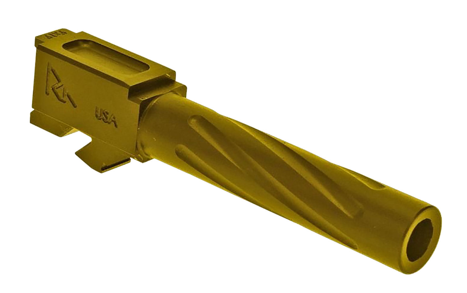 Rival Arms 9mm Luger 4.02" Precision V1 Drop-In Barrel Gold PVD Finish Glock 19 Gen3-4