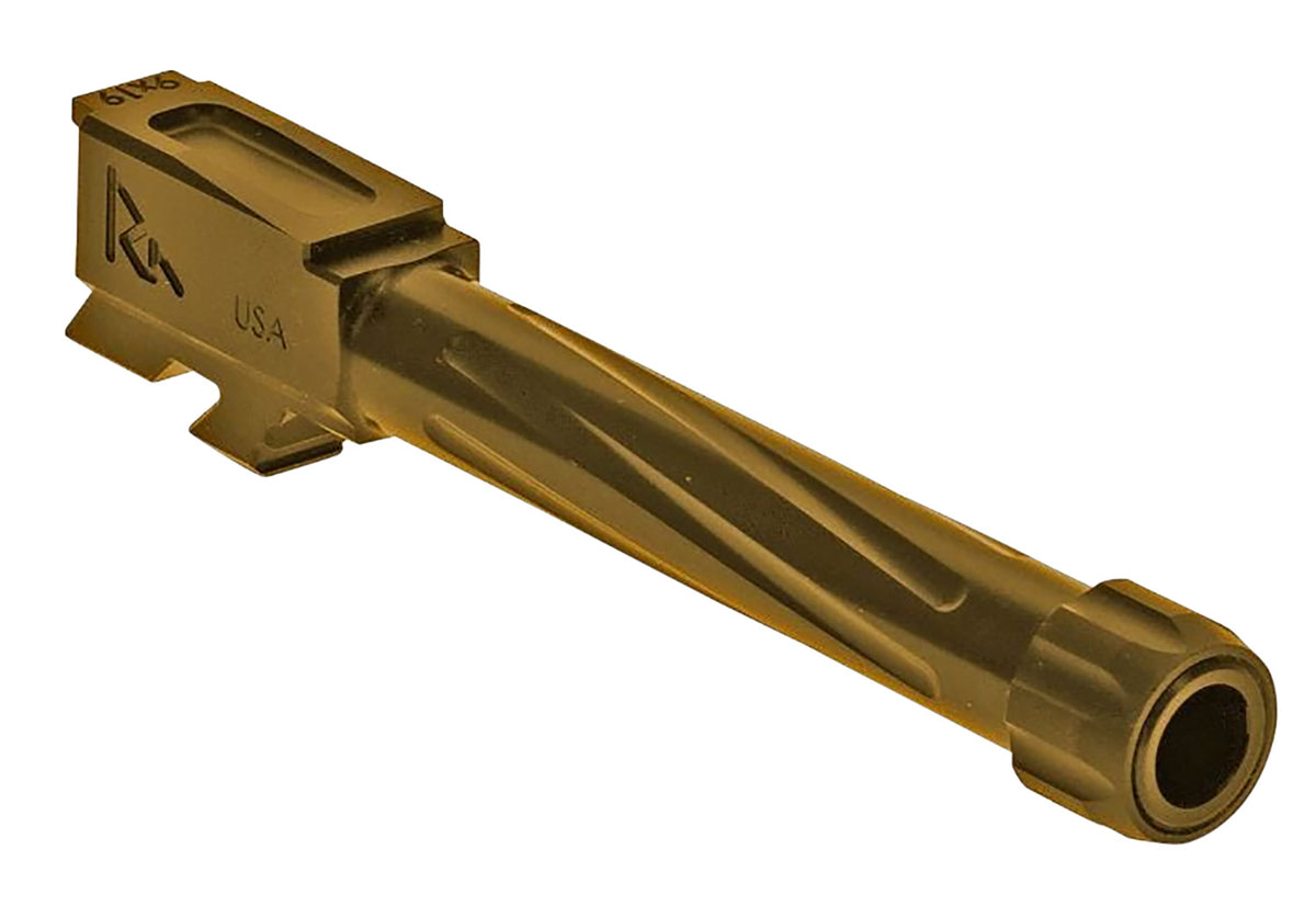 Rival Arms RA20G802E Glock 48 9mm 4.17" Threaded Gold PVD Drop-In Match Barrel