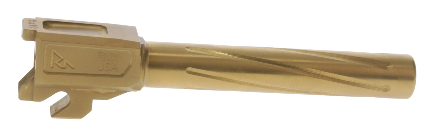 Rival Arms RA20P401E Sig P320 Full Size 9mm 3.90" Gold PVD Drop-In Performance Barrel