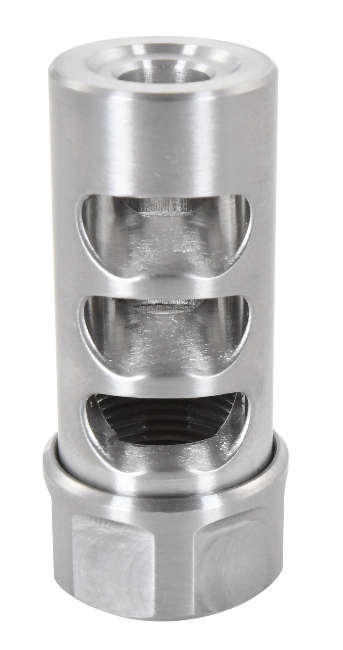 American Precision Arms Gen 2 Micro Bastard Stainless Muzzle Brake 30 Cal AR & Hunting 1/2"-28 tpi