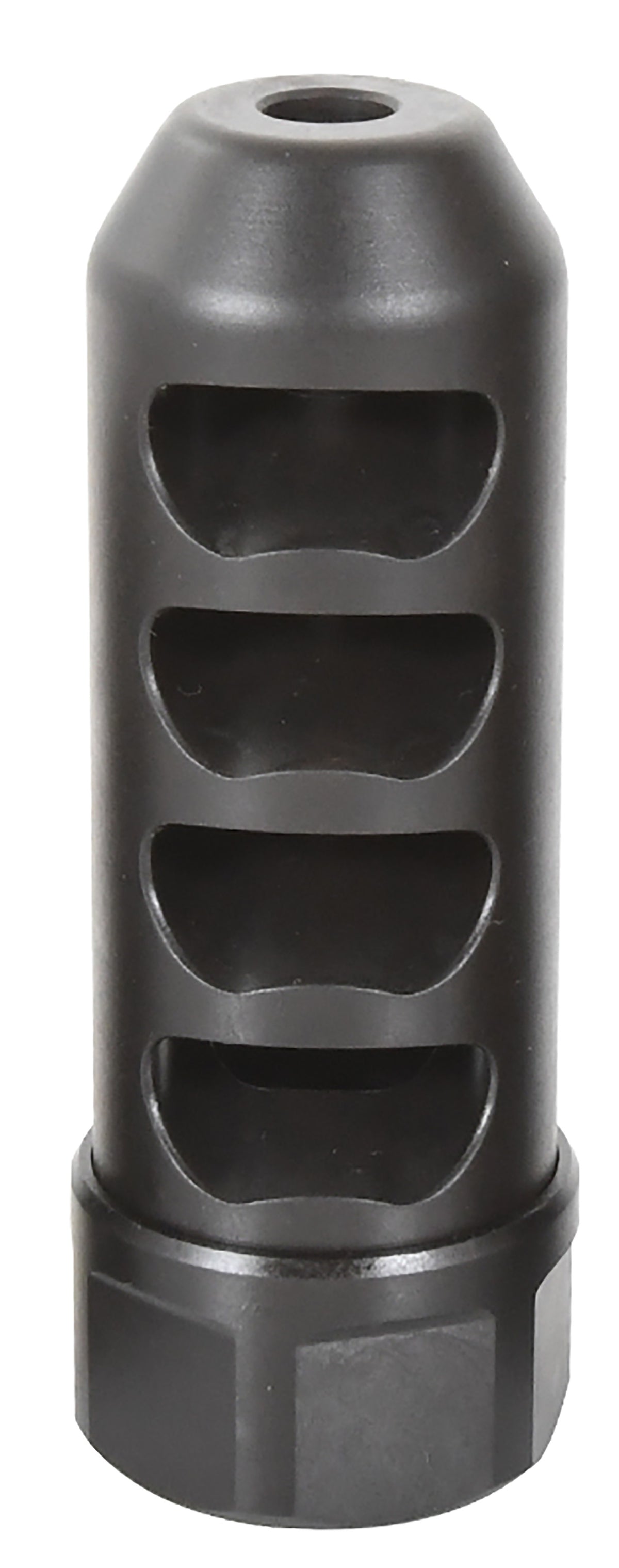 American Precision Arms Fat Bastard Gen 2 Self-Timing Brake .338 Cal Black Nitride Stainless 5/8"-24 tpi G2F5838N