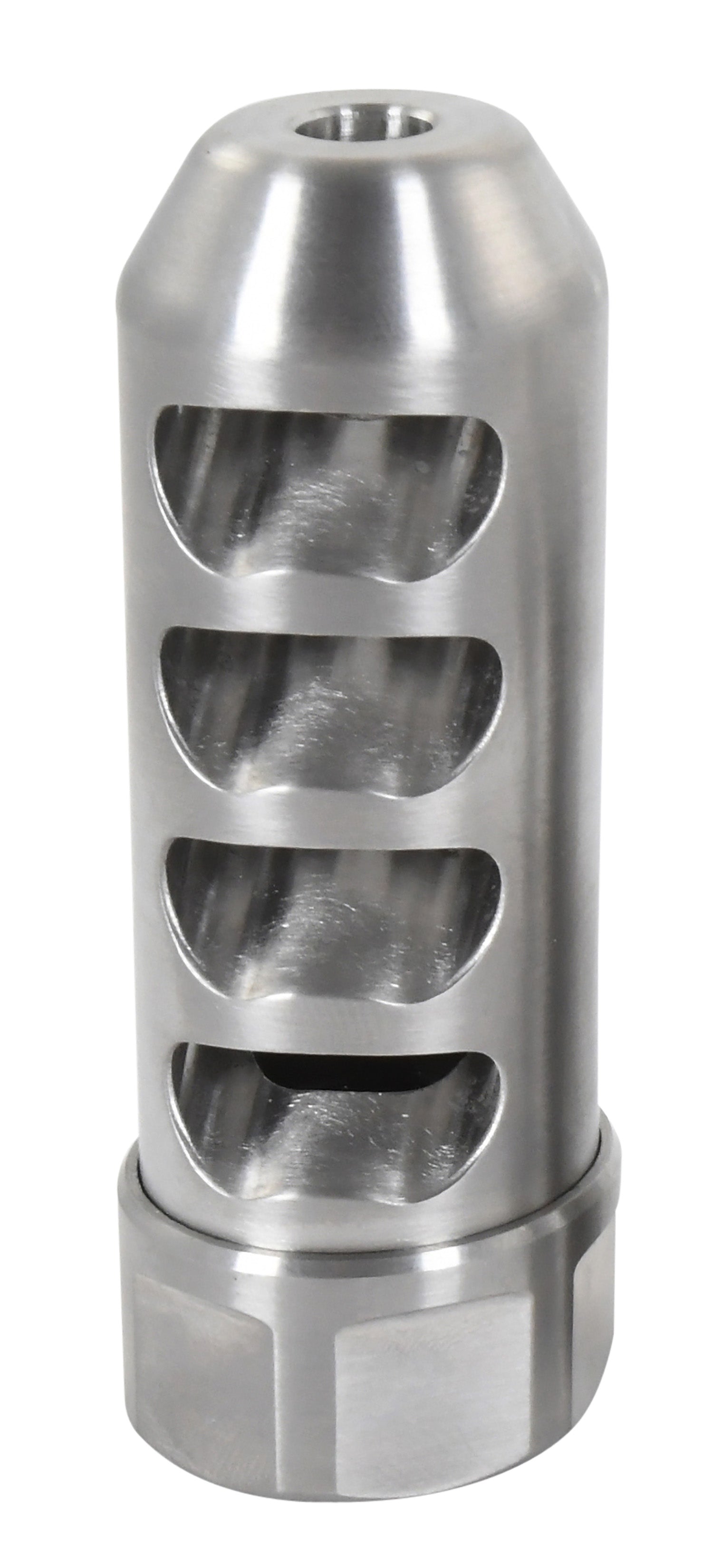 American Precision Arms Gen 2 Fat Bastard Stainless Muzzle Brake 338 Cal 1.115" Diameter 3.30" OAL