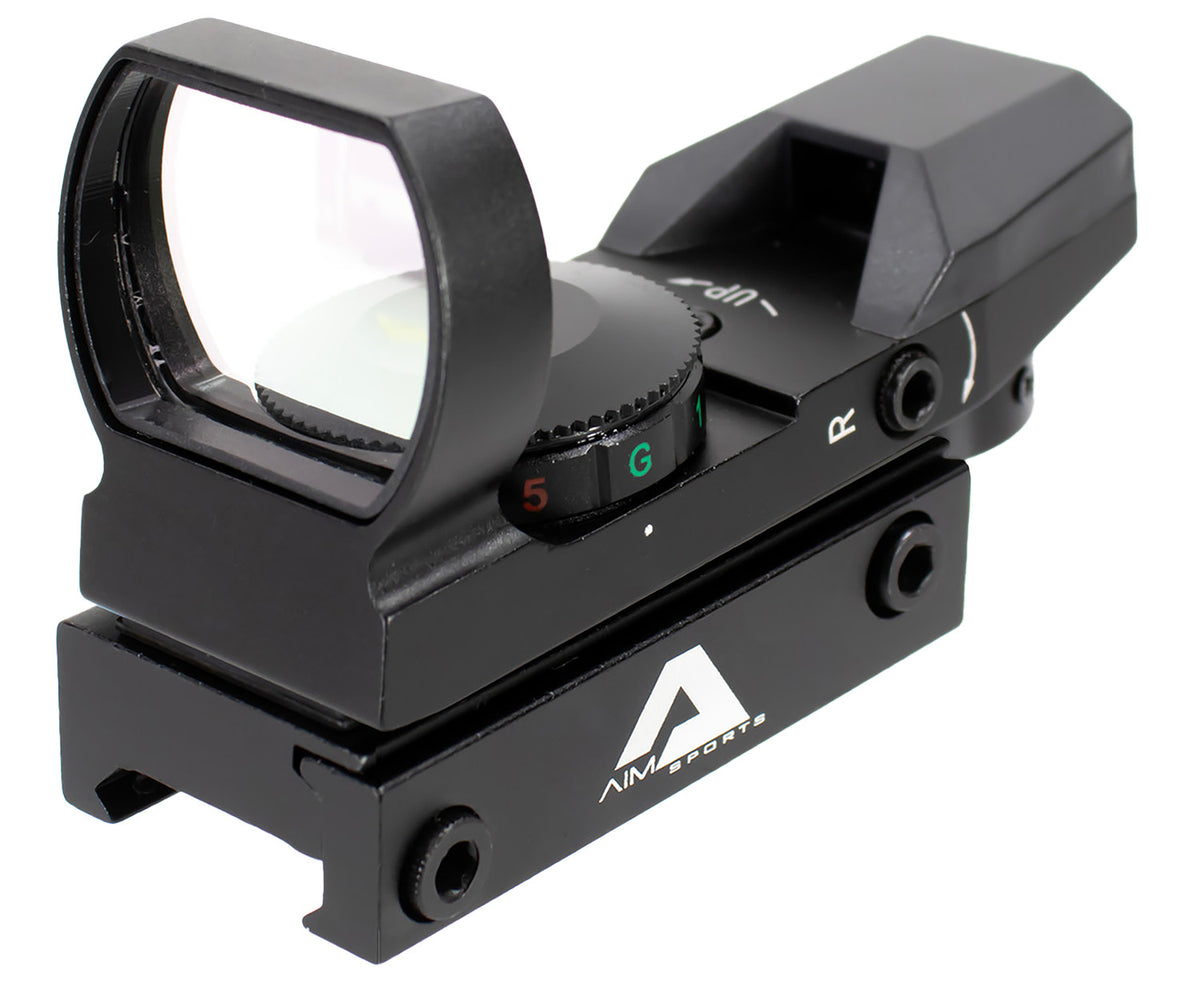 Aim Sports RT4S01 1x 24mm x 34mm Red/Green Multi Reticle Special Ops Reflex Sight Matte Black
