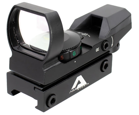 Aim Sports RT4S01 1x 24mm x 34mm Red/Green Multi Reticle Special Ops Reflex Sight Matte Black