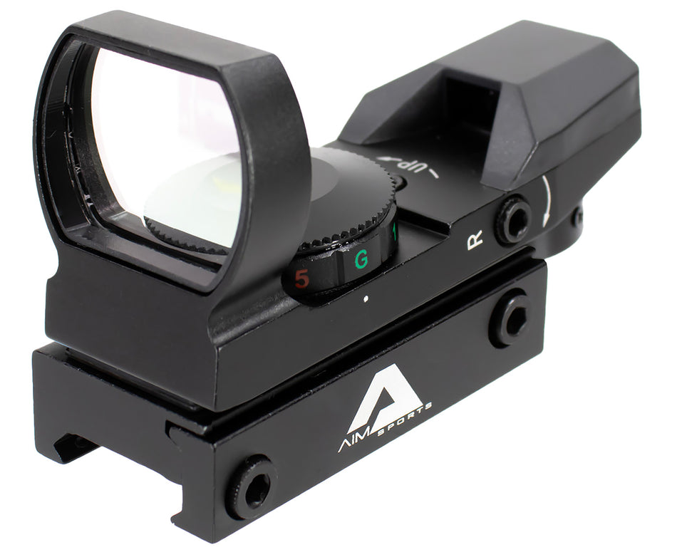 Aim Sports RT4S01 1x 24mm x 34mm Red/Green Multi Reticle Special Ops Reflex Sight Matte Black