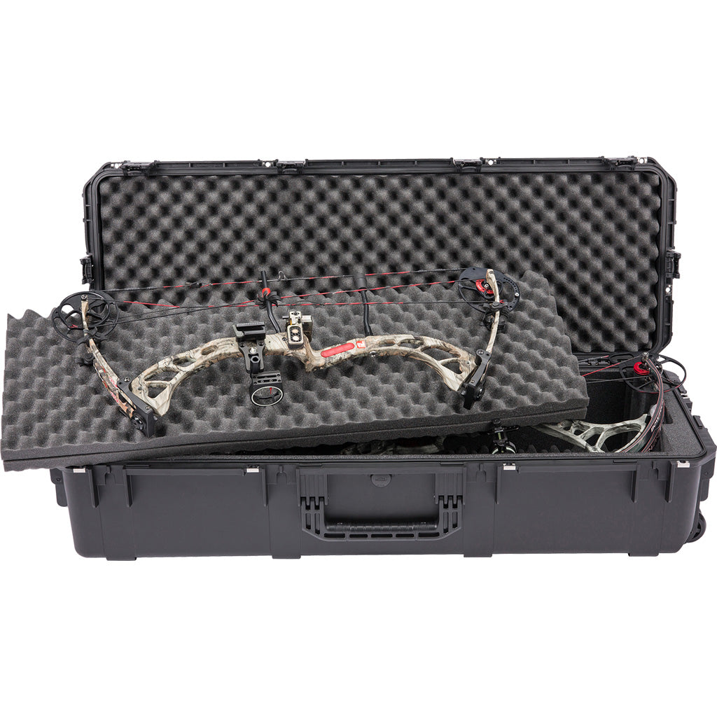 SKB iSeries Large Double Bow Hard Case Watertight Injection Molded with Skate Wheels