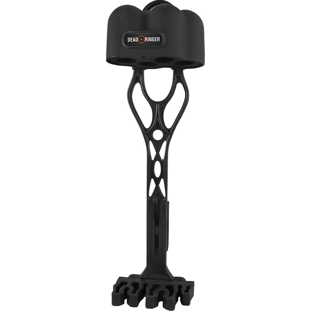 Dead Ringer Quick Fire 4-Arrow Black Quiver Lightweight Quick Detach Nylon Frame