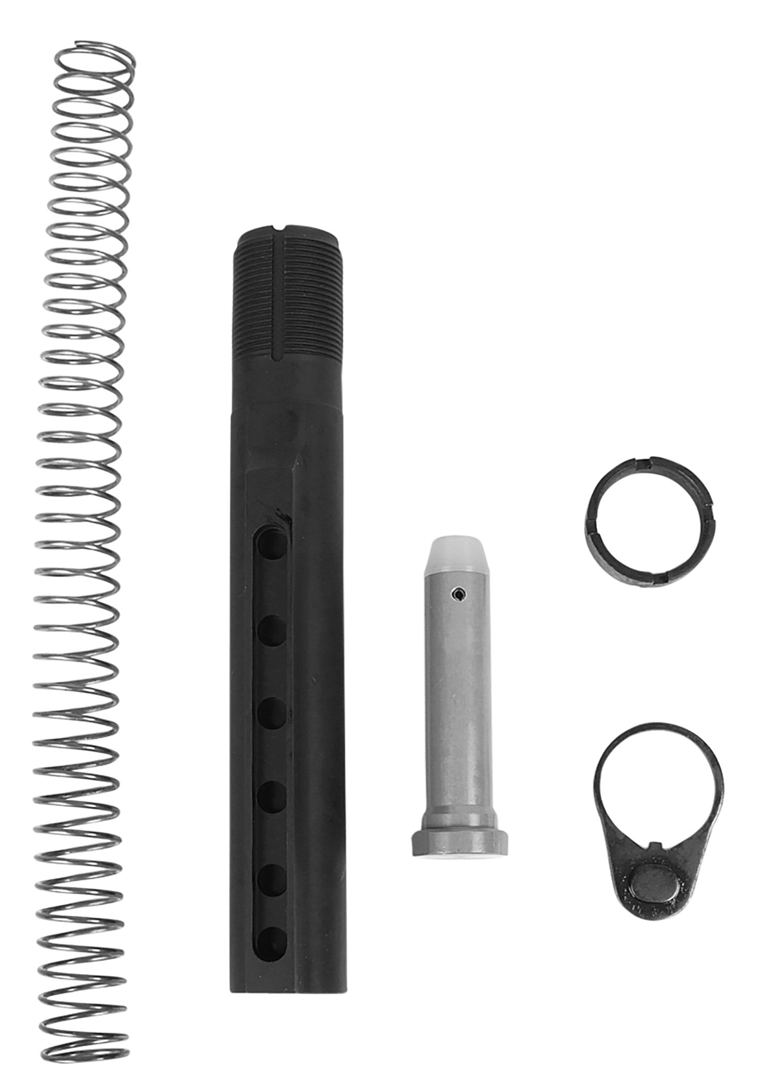 LBE Unlimited CBUFKIT Black AR-15 Commercial Buffer Tube Kit 6-Position