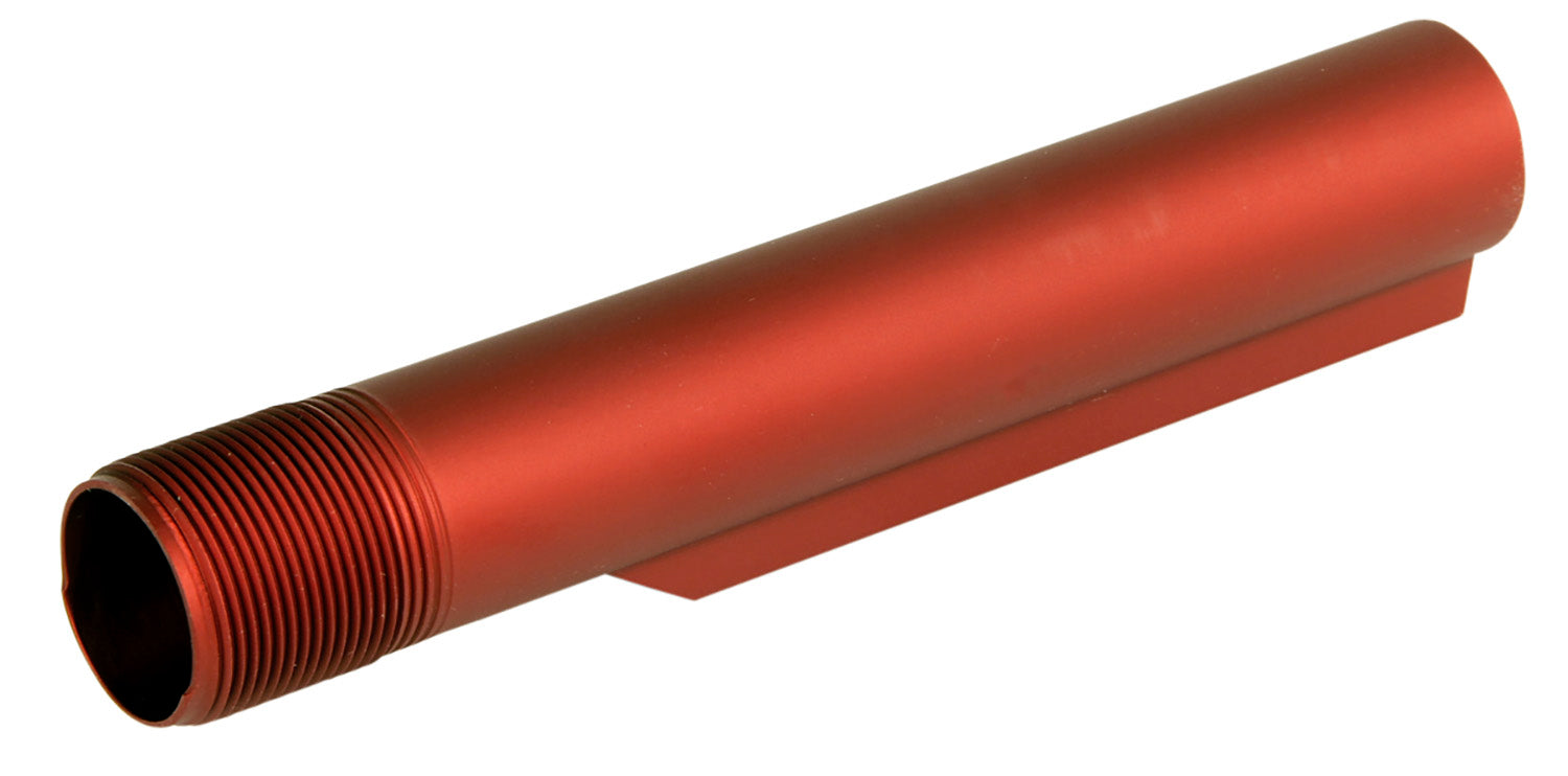 LBE Unlimited MBUF002RED Red AR-15 Mil-Spec Carbine Buffer Tube 6 Position