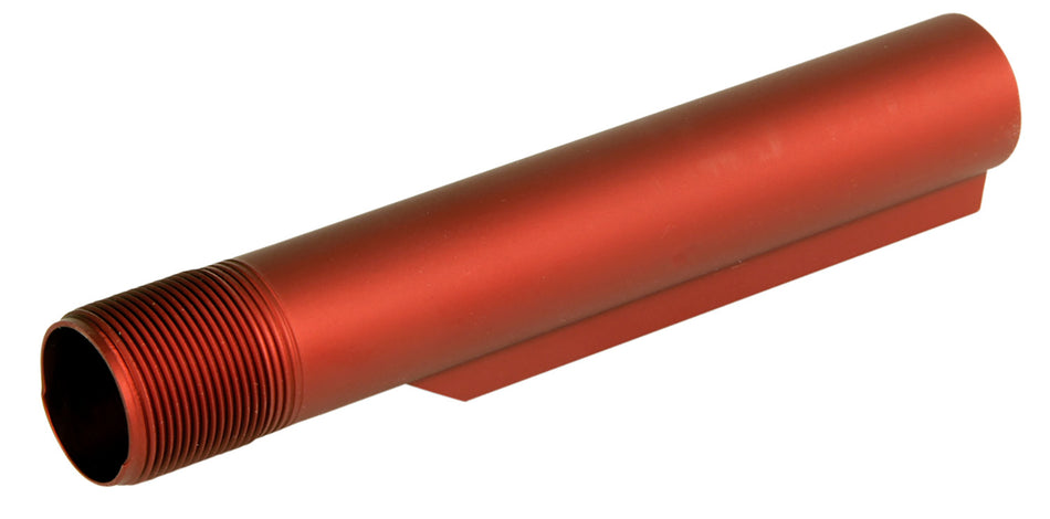 LBE Unlimited MBUF002RED Red AR-15 Mil-Spec Carbine Buffer Tube 6 Position