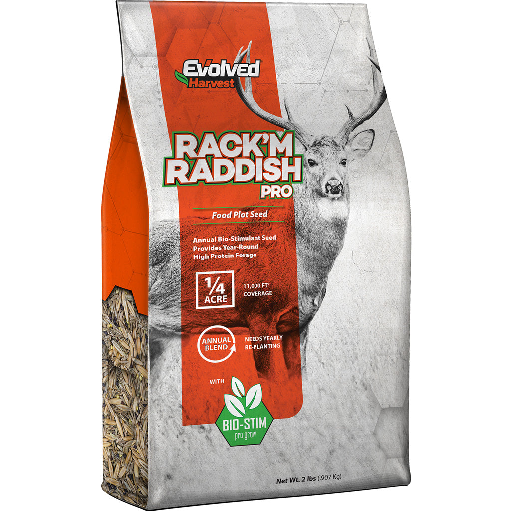 Evolved Rack'M Raddish Pro Food Plot Seed Mix 2 lb.
