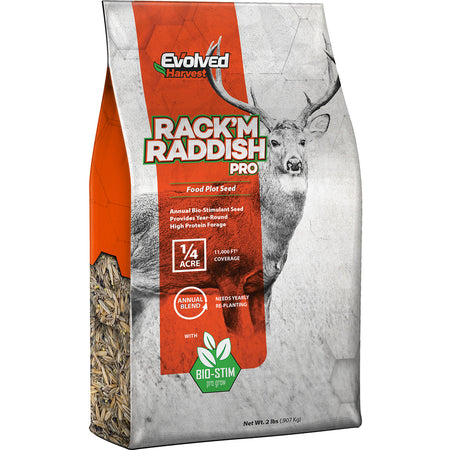Evolved Rack'M Raddish Pro Food Plot Seed Mix 2 lb.