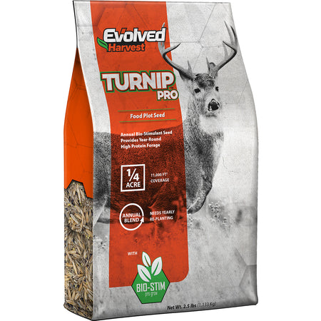 Evolved Annual Turnip ProGro Food Plot Seed Mix 2.5 lb.
