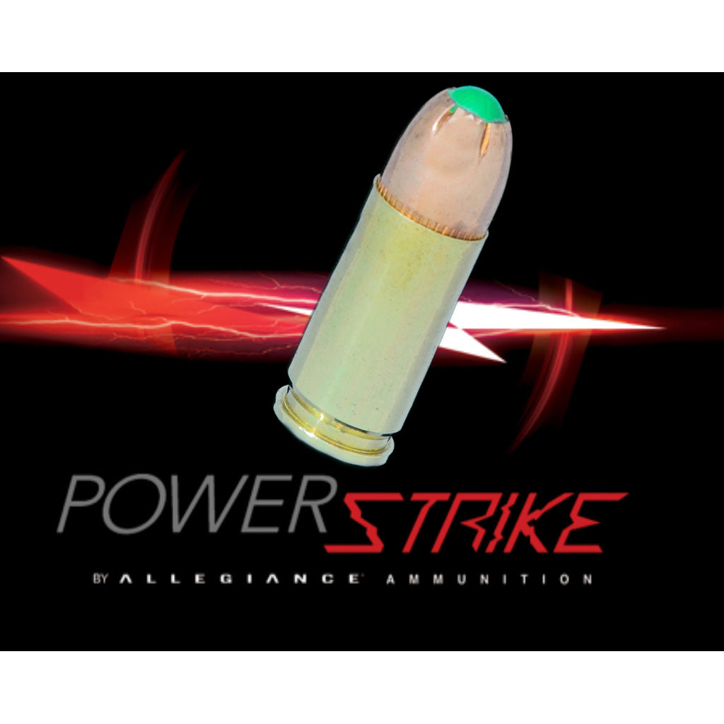 Allegiance PowerStrike 9mm Luger / Parabellum 115 grain Ballistic Tip Round Nose ammunition