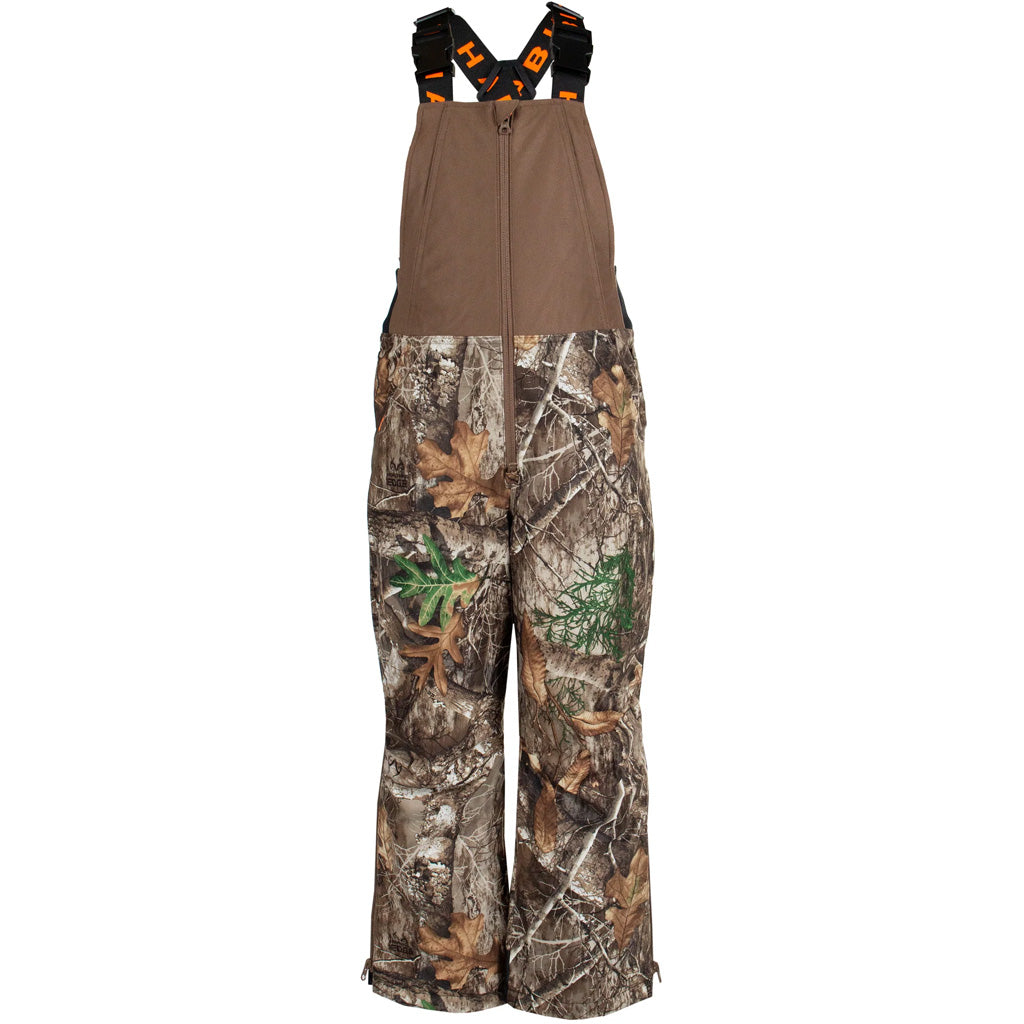 Habit Youth Cedar Branch Waterproof Insulated Hunting Bib Realtree Edge Small