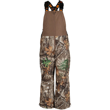 Habit Youth Cedar Branch Waterproof Insulated Hunting Bib Realtree Edge Small