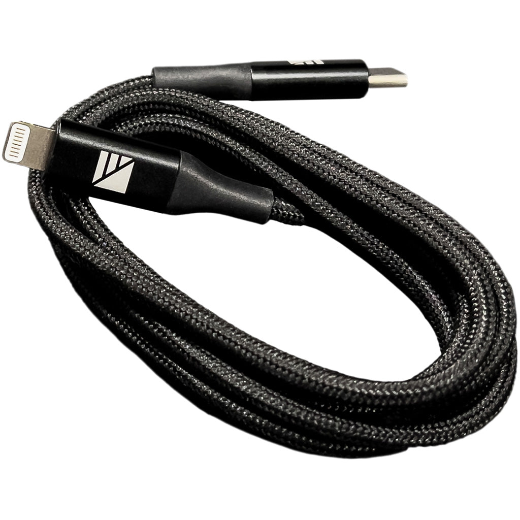 Dark Energy Black Lightning to C Armored Charging Cable