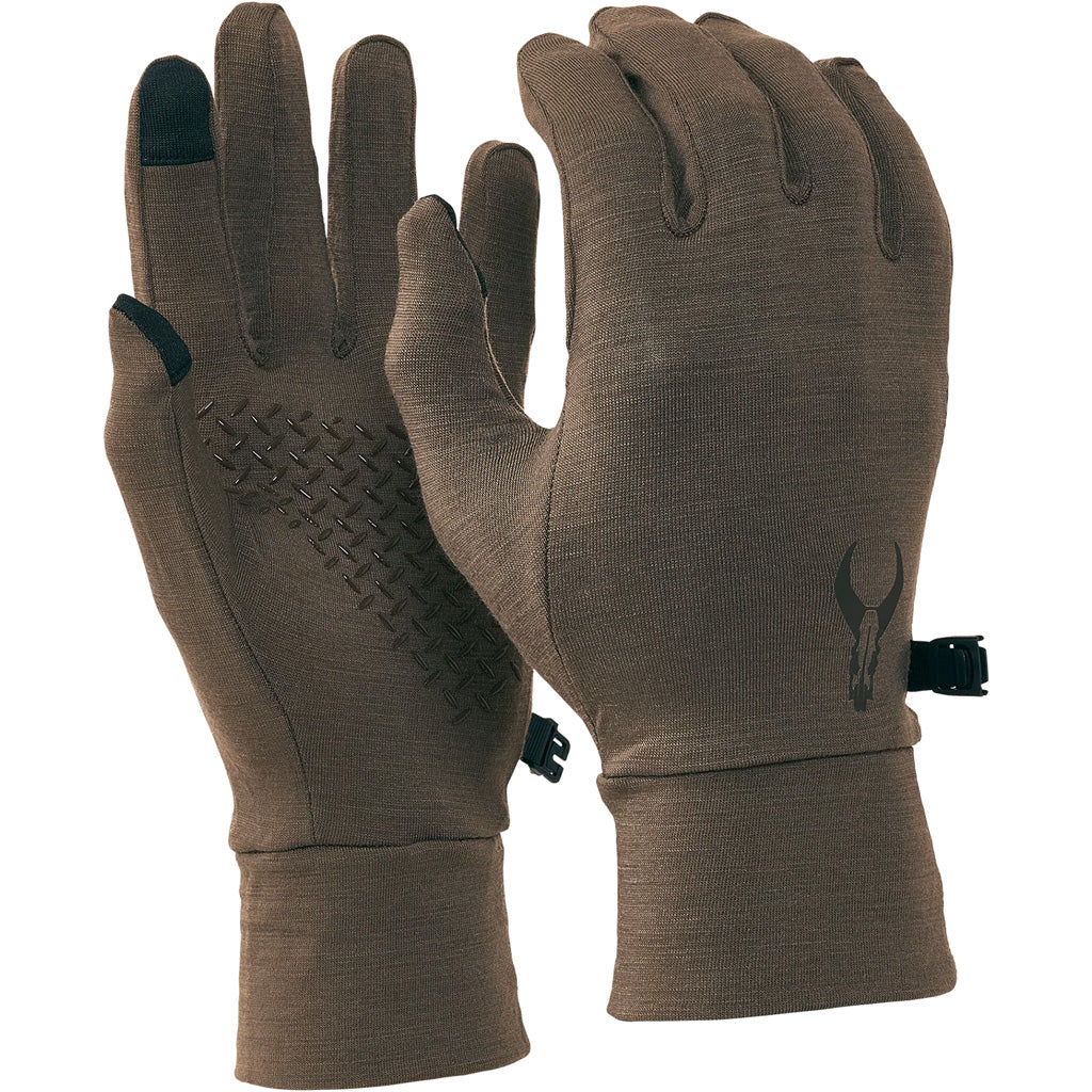 Badlands Pecora Merino Blend Glove Liner Small - MUD Color