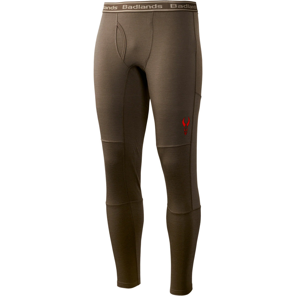 Badlands Pecora Heavyweight Merino Cold-Weather Leggings - Large Mud