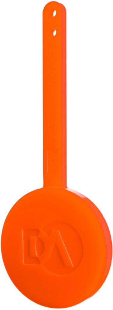 DA Targets 4" Fluorescent Orange Non-Reactive Gong Target