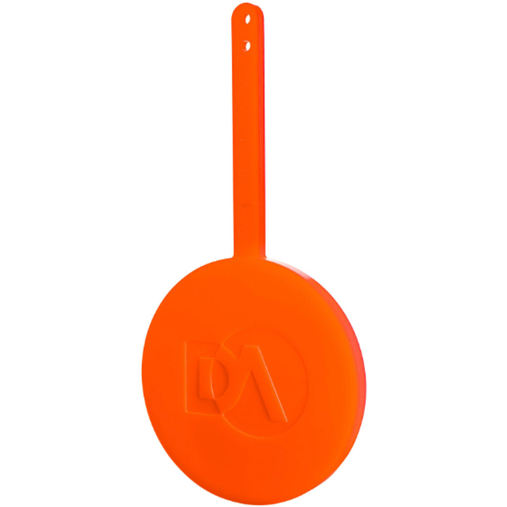 DA Targets 6" Fluorescent Orange Non-Reactive Gong Target