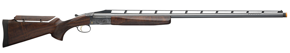 Browning 017080401 BT-99 Plus 12 Gauge with 34" Ported Barrel, 2.75" Chamber, 1rd Capacity, Polished Blued Metal Finish & Gloss Oil Black Walnut Adjustable Comb Stock Right Hand (Full Size)
