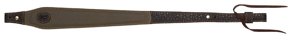 Browning 12250484 Laredo Olive Canvas Leather Adjustable Rifle Sling