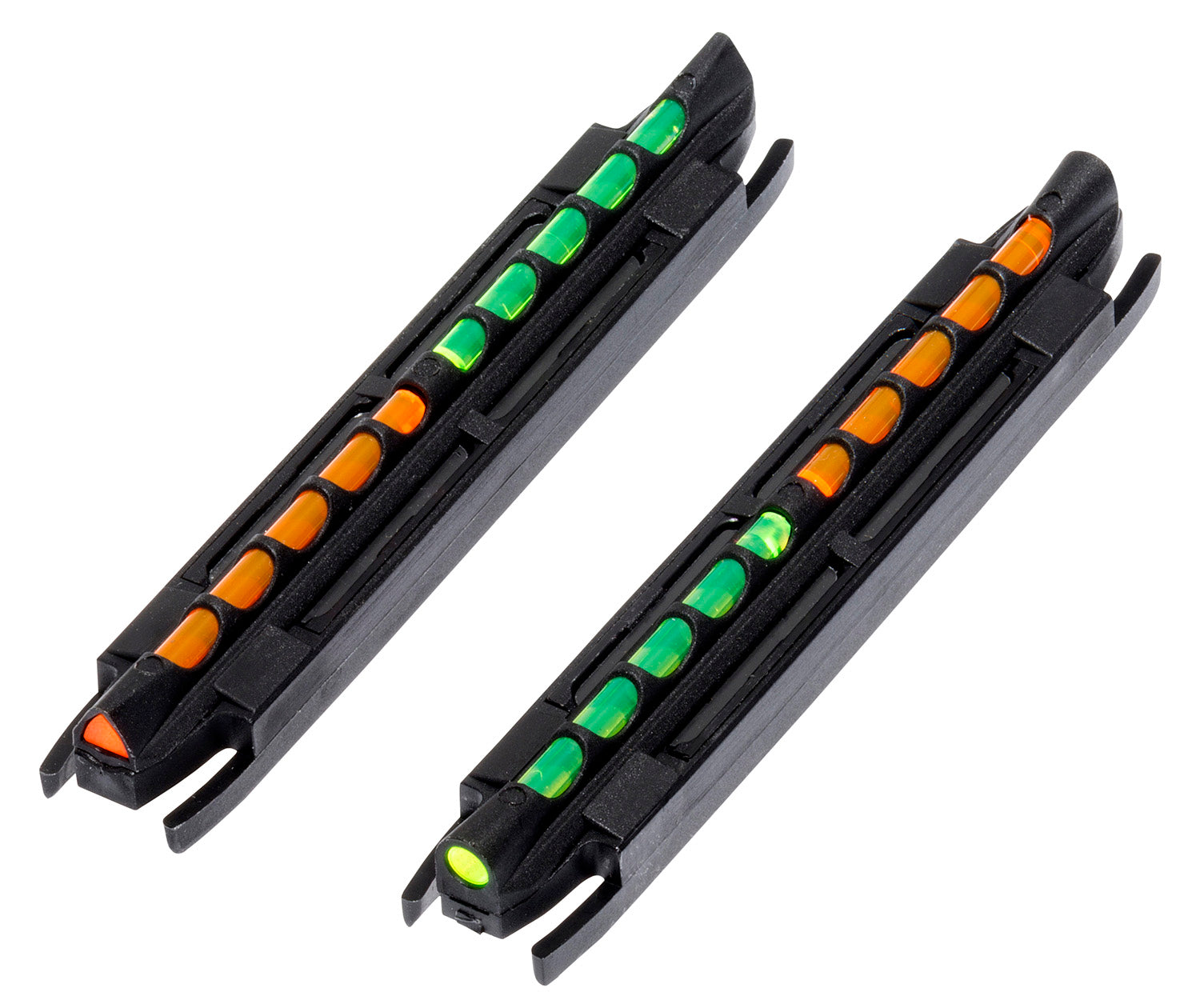 HiViz TO300 Two-In-One Magnetic Fiber Optic Front Sight for Shotguns - Green/Orange, Narrow Rib