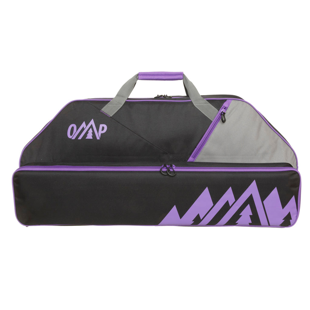 October Mountain 36 in. Black/Purple Compound Bow Case