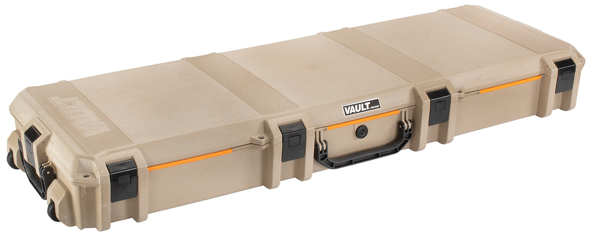 Pelican VCV800 53" Vault Double Rifle Case Tan Polymer Weather Resistant Foam